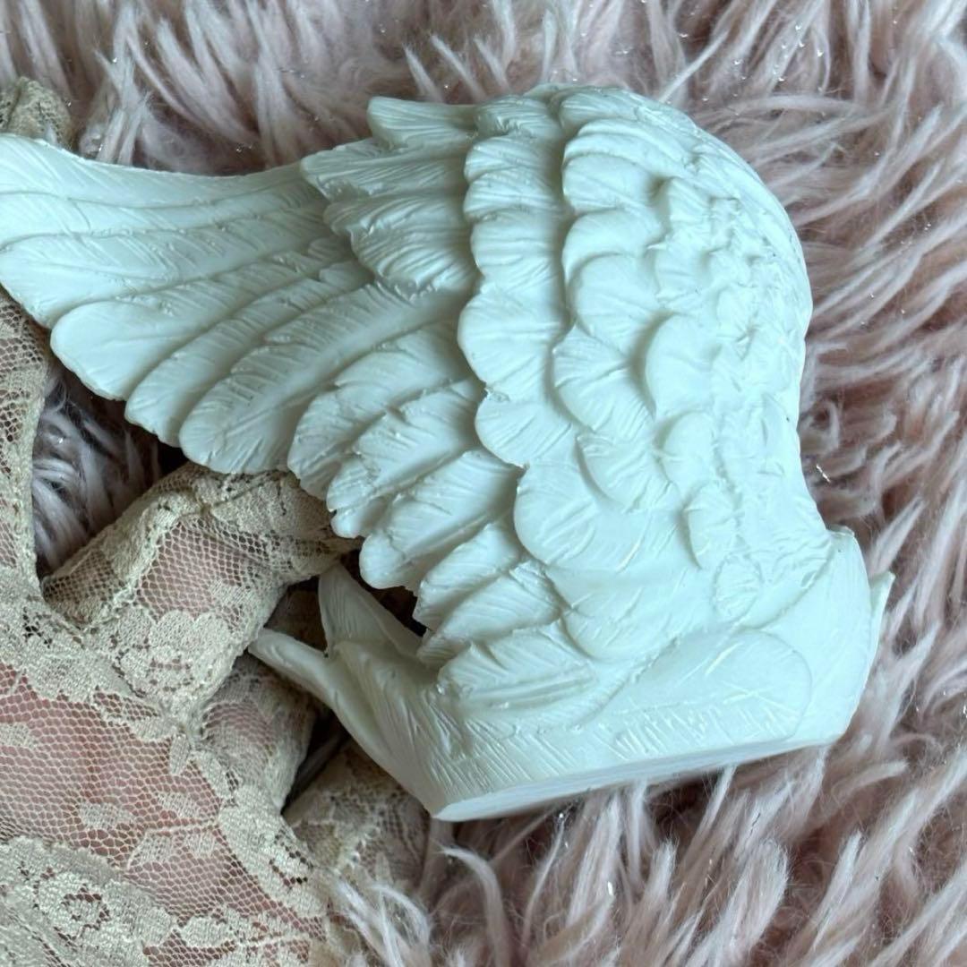 ラスト1個‼️ 天使の羽 台座 スフィア さざれ入れ アクセサリー置き