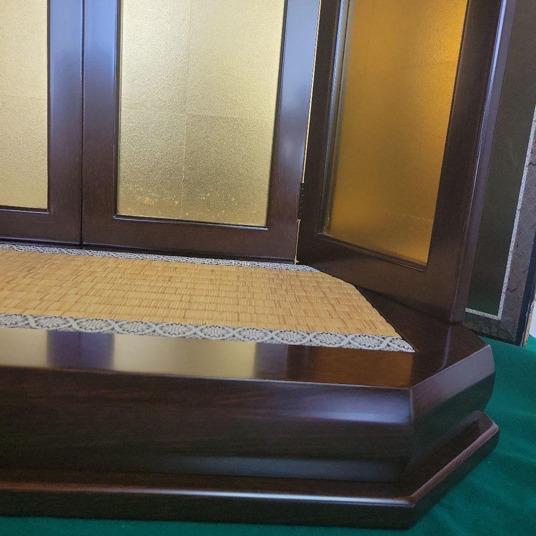 五月人形 台と屏風セット A