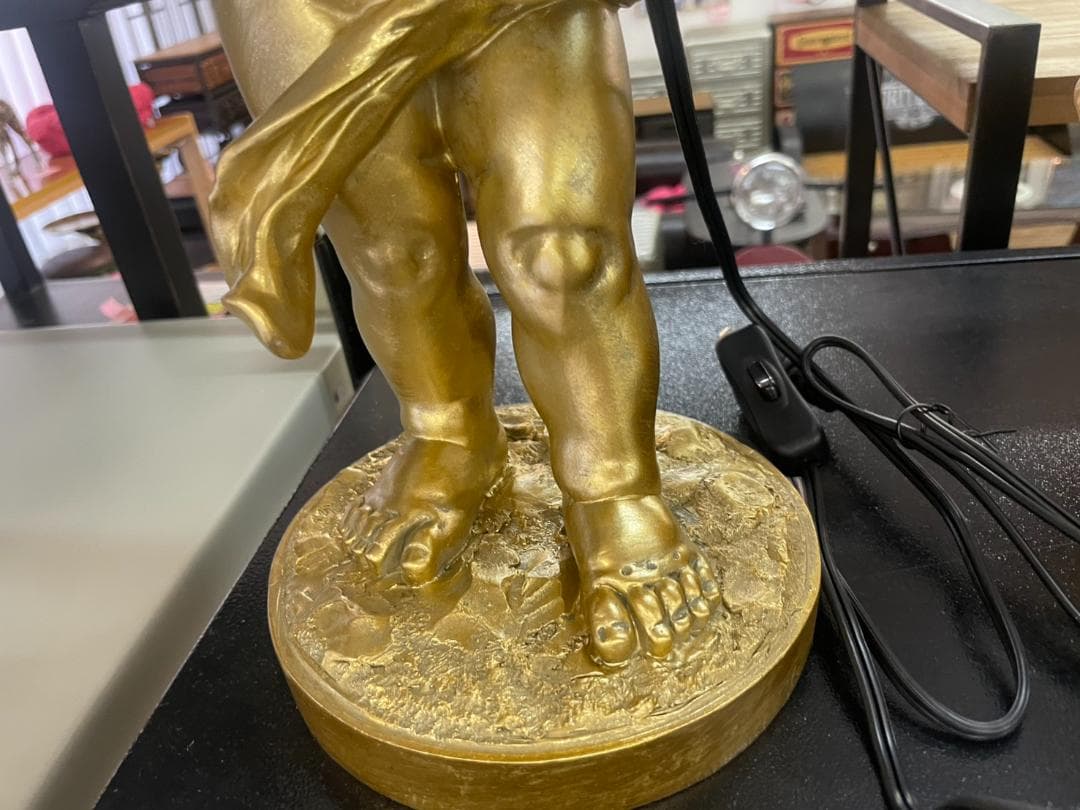 エンジェル　天使　ランプ　照明　ライト　ゴールド　フロアスタンド　テーブルライト