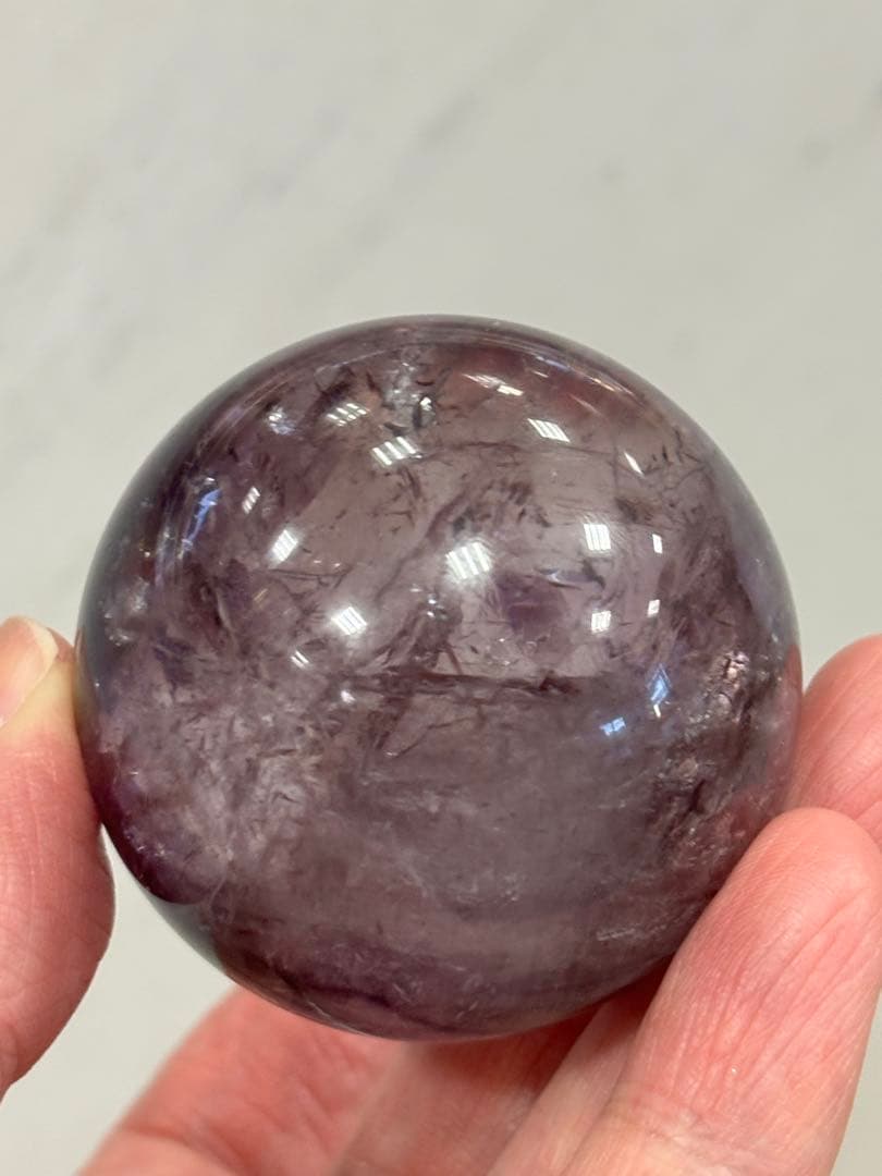 希少　アメトリントラピッチェスフィア　4.3cm ファントム　トラピッチェ　虹有