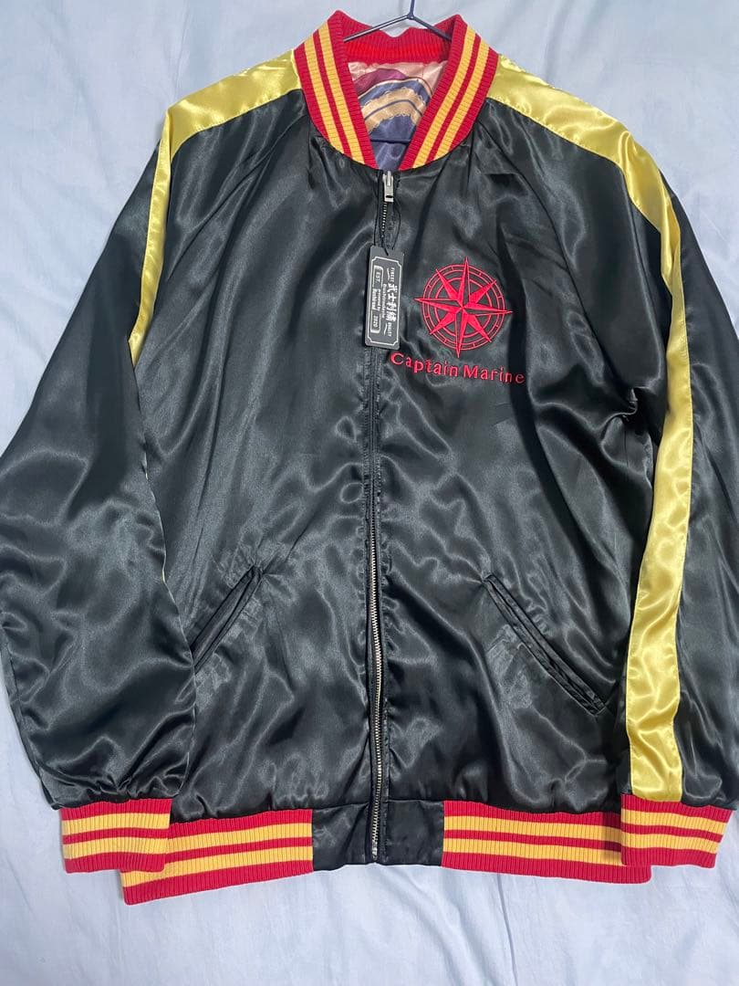 【もみ】　ホロライブ　宝鐘マリン　武士刺繍スカジャン　ブシロード