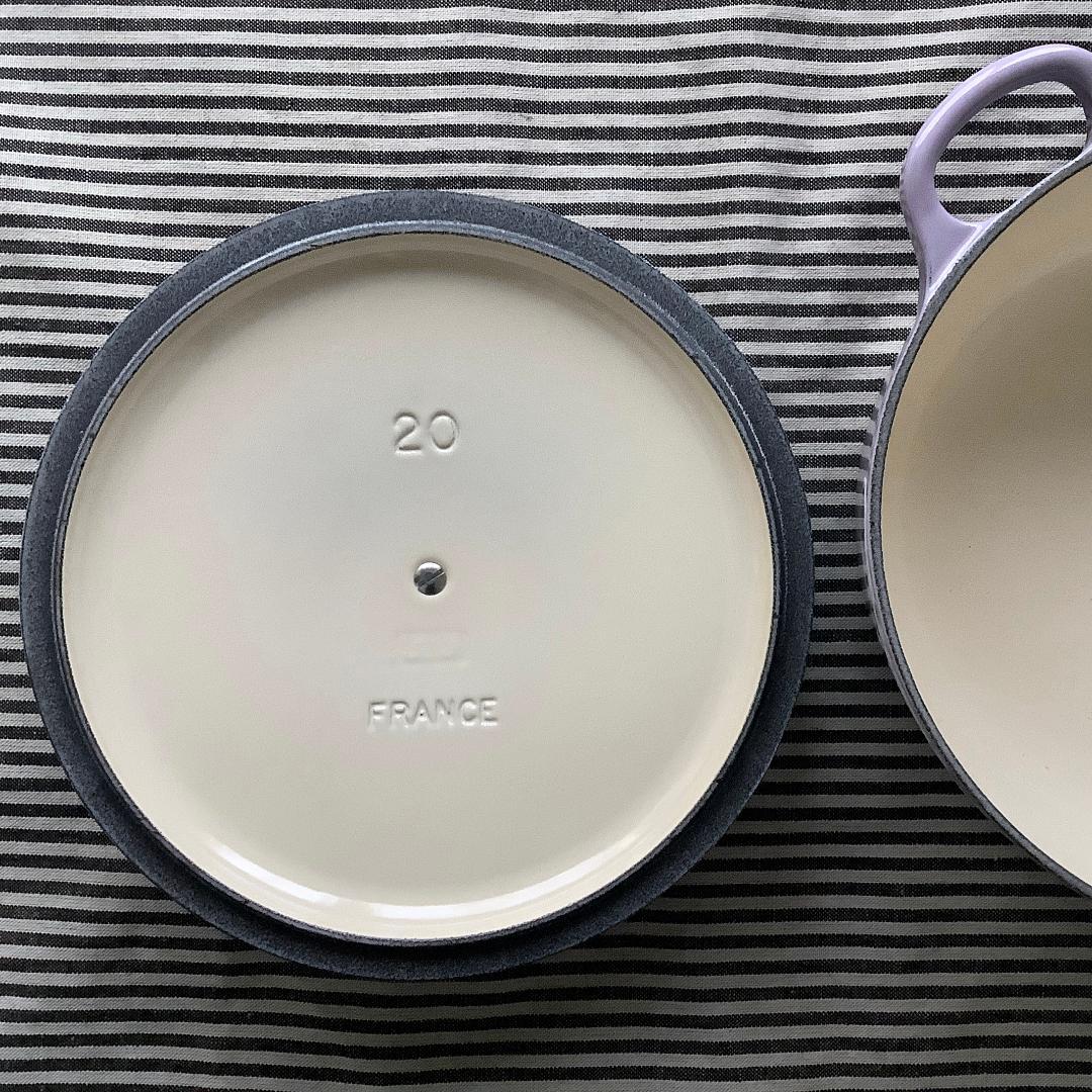 【冬セール！ルクルーゼジャポン正規品】ココットロンド 20 ブルーベルパープル色