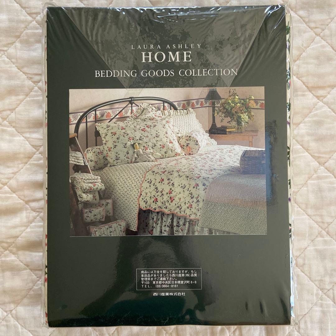 新品　LAURA ASHLEY 花柄ピンク　クイックシーツS&枕カバーセット