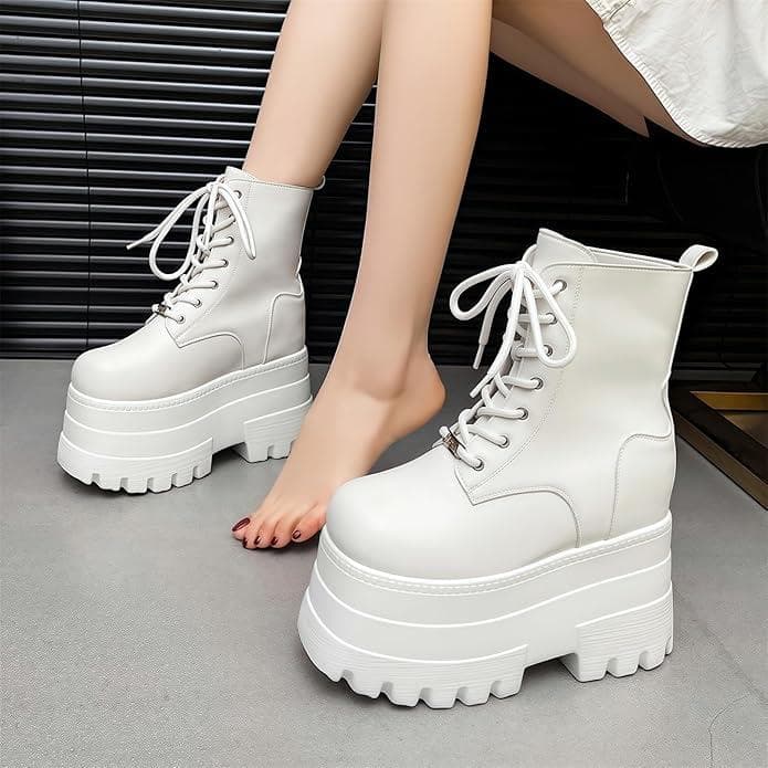 [S120-126]　厚底ブーツ　レディース　コスプレ　ハロウィン　24.5cm