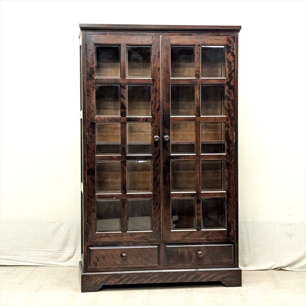 北海道民芸家具 樺 無垢 本棚 本箱 書棚 ブックシェルフ キャビネット