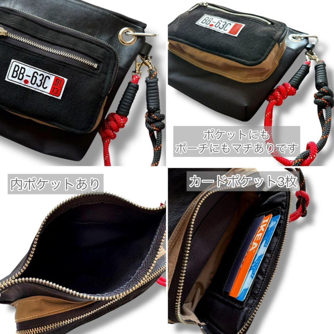 side gather bag／コーデュラ チャコールグレー