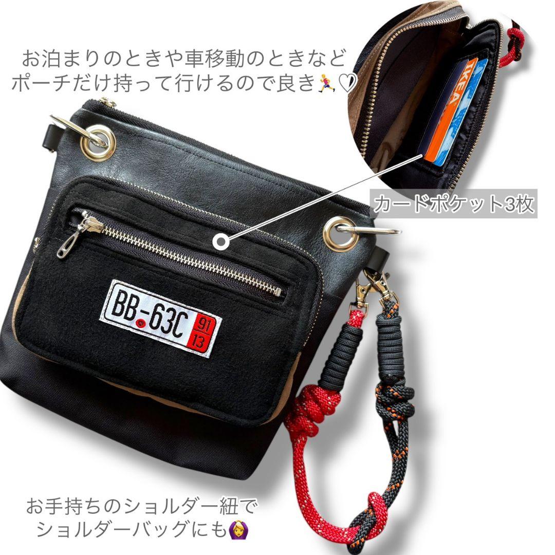 side gather bag／コーデュラ チャコールグレー