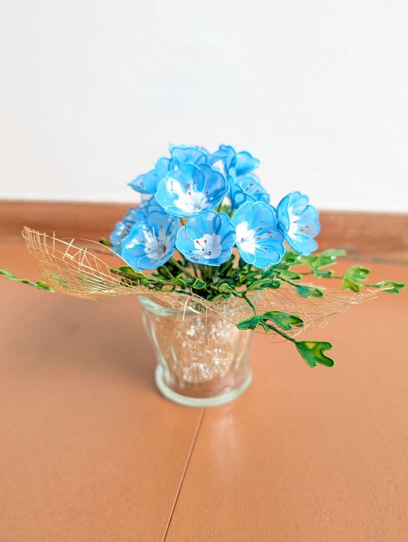 アメリカンフラワー ネモフィラアレンジメント