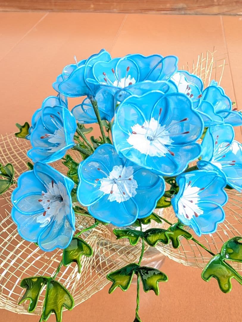 アメリカンフラワー ネモフィラアレンジメント