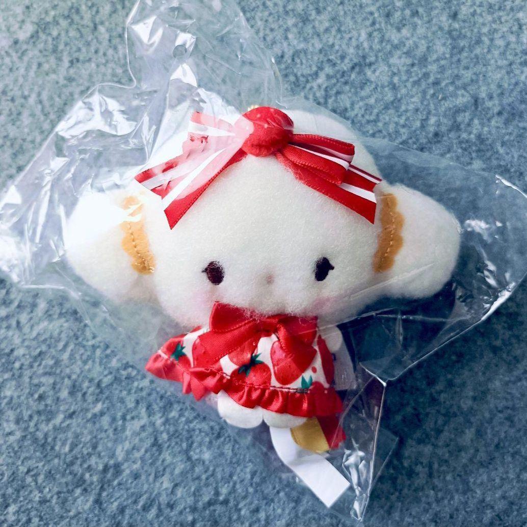 匿名配送】こぎみゅん☆サンリオ いちご新聞50周年 マスコットホルダー