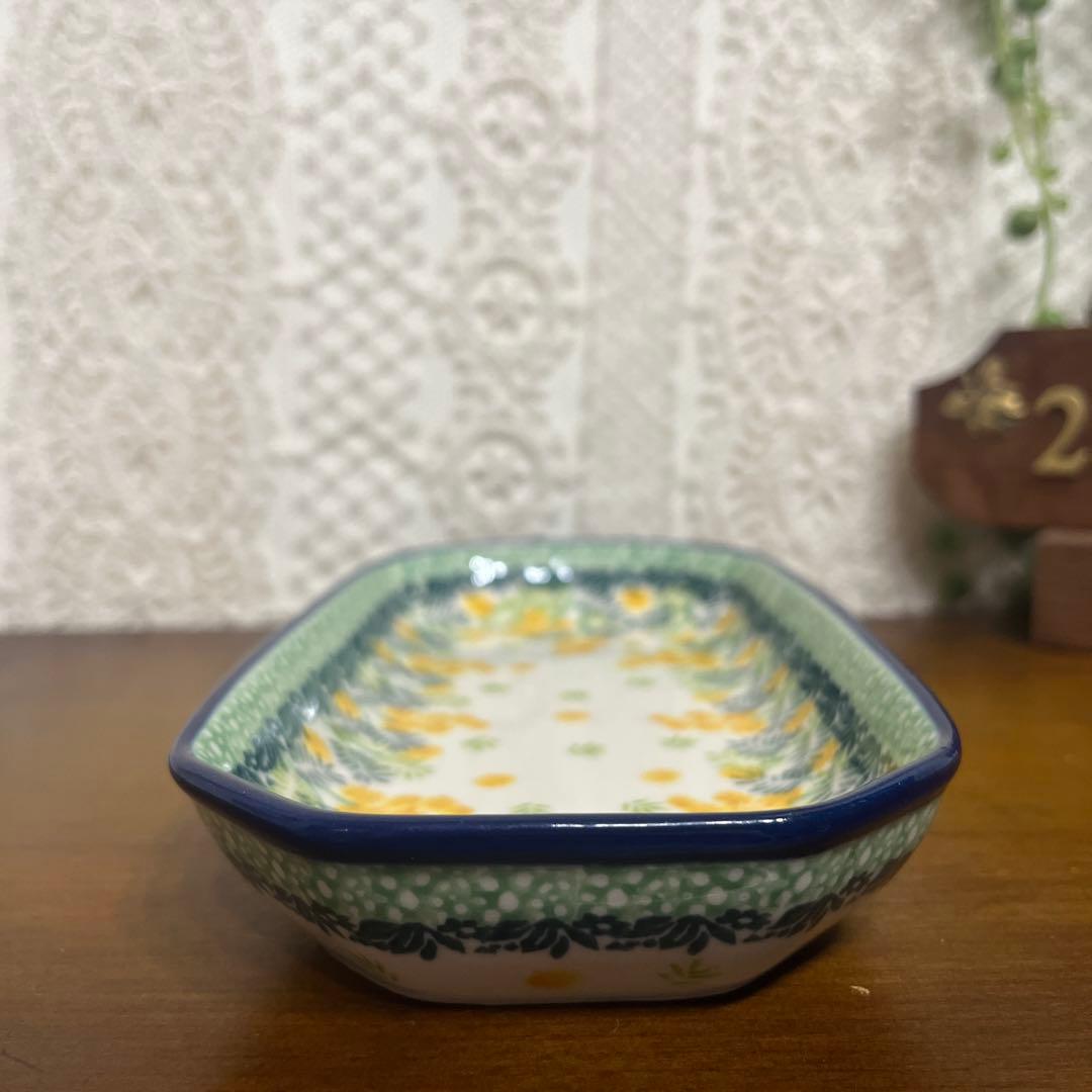 2点セット☆ツェラミカ☆ハンドメイド☆長皿☆ミモザ