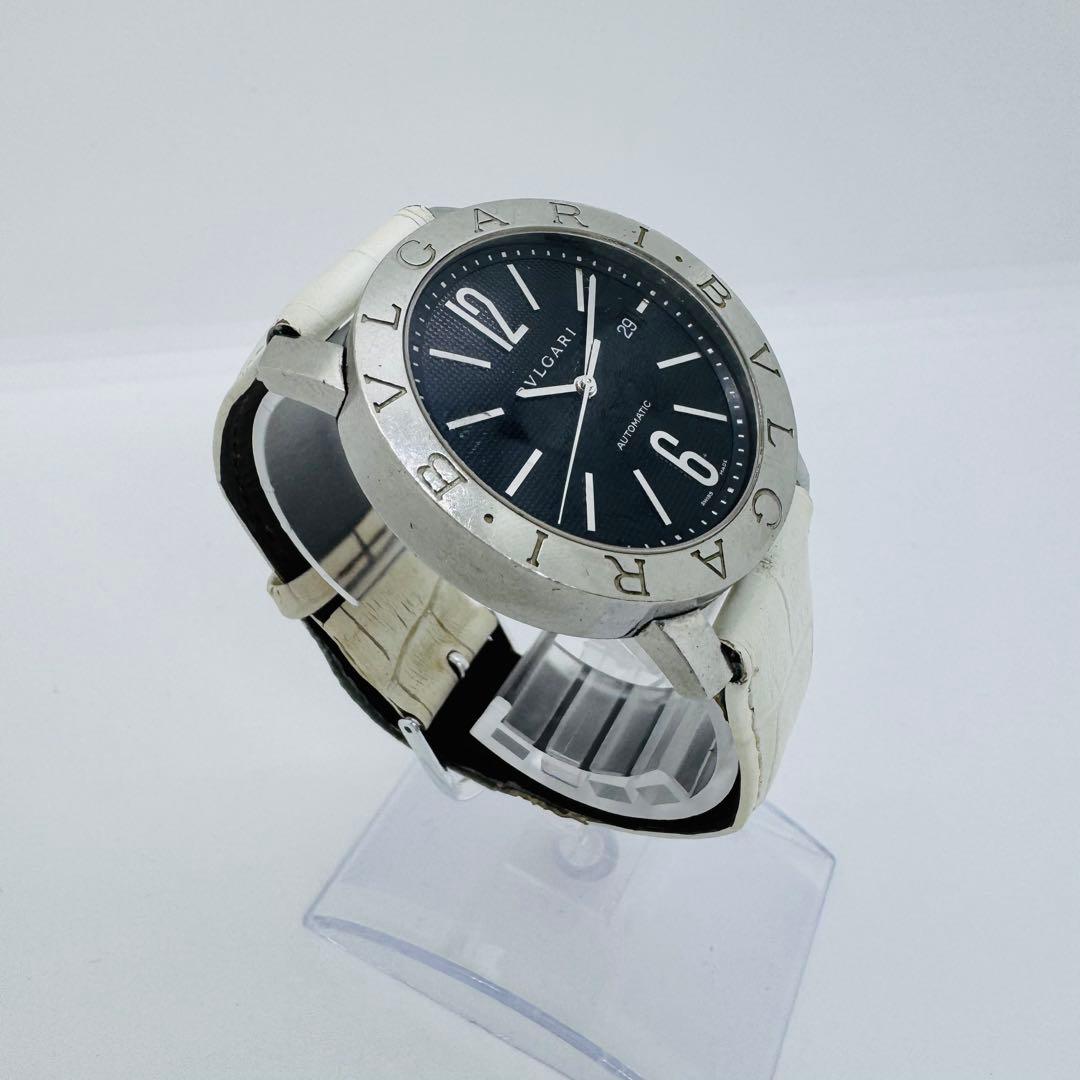 ✨BVLGARI✨ブルガリ✨デイト✨ブラック文字盤✨AUTOMATIC✨腕時計✨