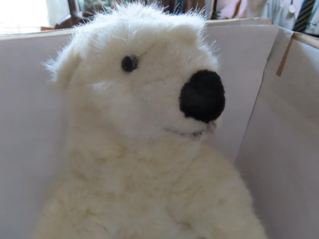 KOSEN コーセン　シロクマ　ぬいぐるみ　47ｃｍ大き目サイズ　タグ付き