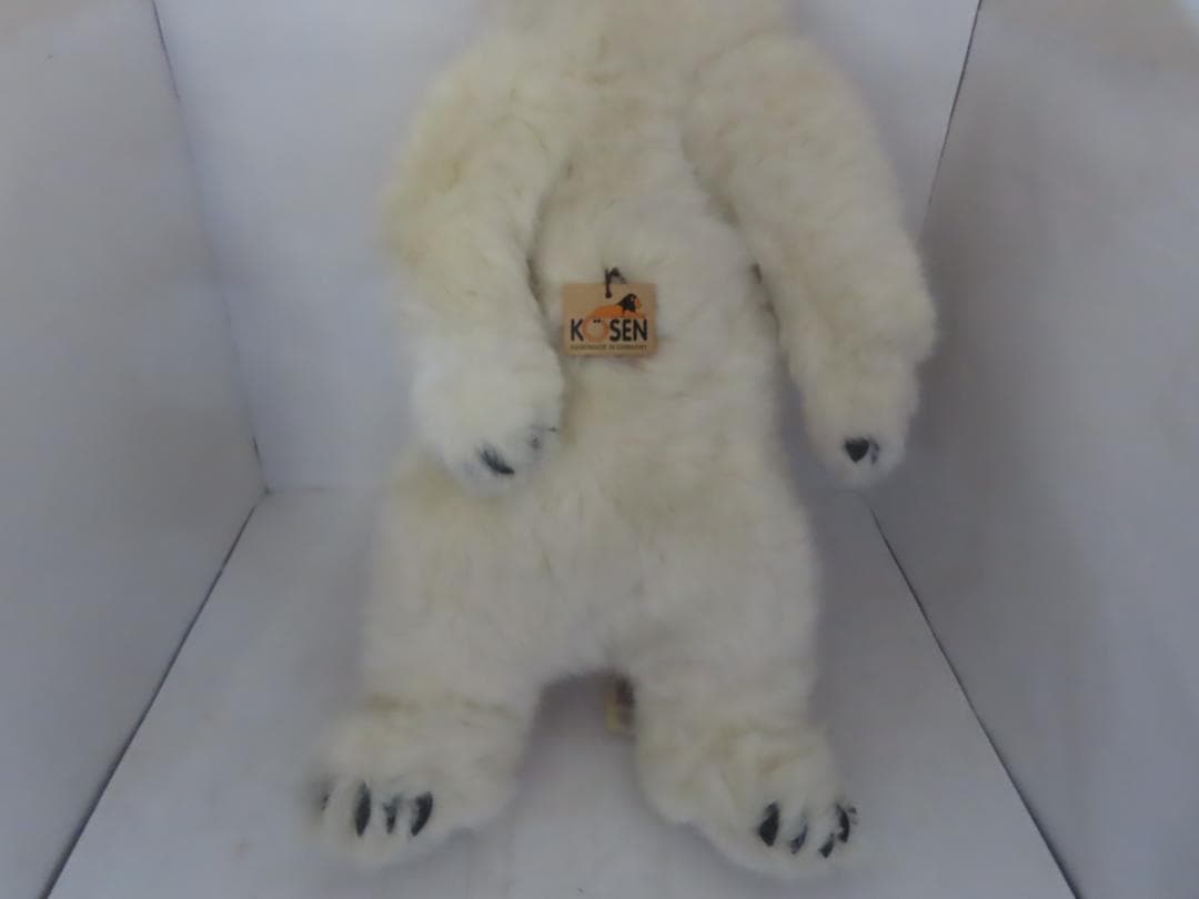 KOSEN コーセン　シロクマ　ぬいぐるみ　47ｃｍ大き目サイズ　タグ付き