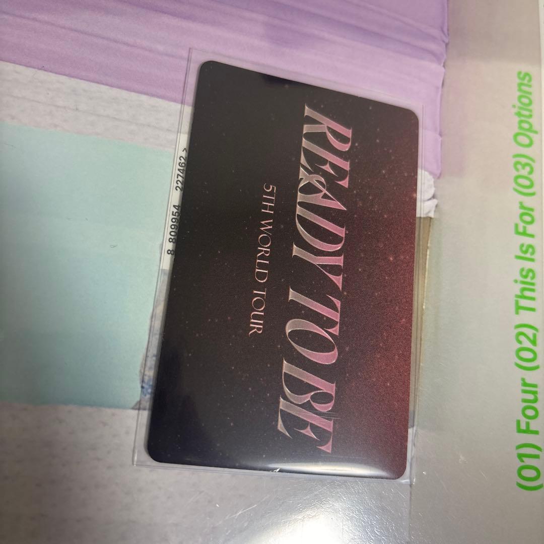 TWICE ミナ READY TO BE ソウルコン DVD JYP特典 トレカ