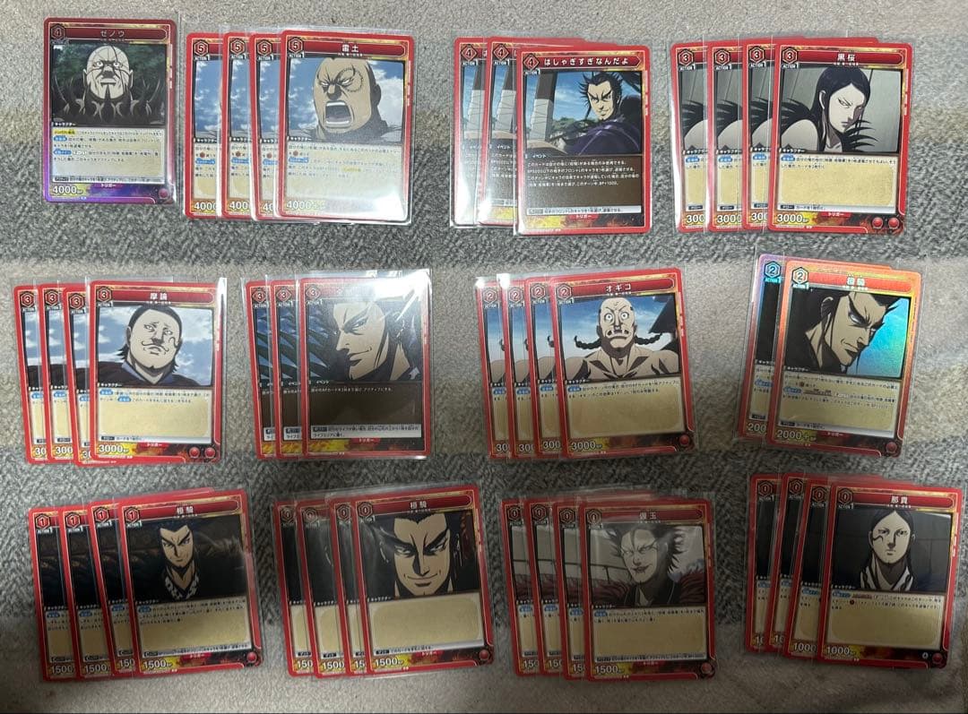 ユニオンアリーナ キングダム 桓騎軍デッキ 赤 セミコンプ デッキ