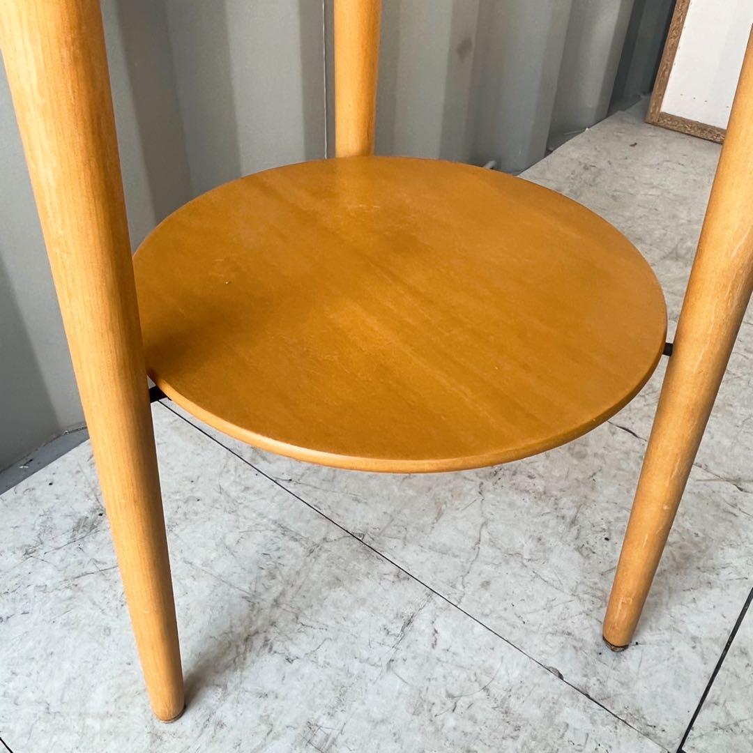 取付無料！アルフレックス 廃盤希少品 ラーゴウッド 北欧風天然木サイドテーブル✨