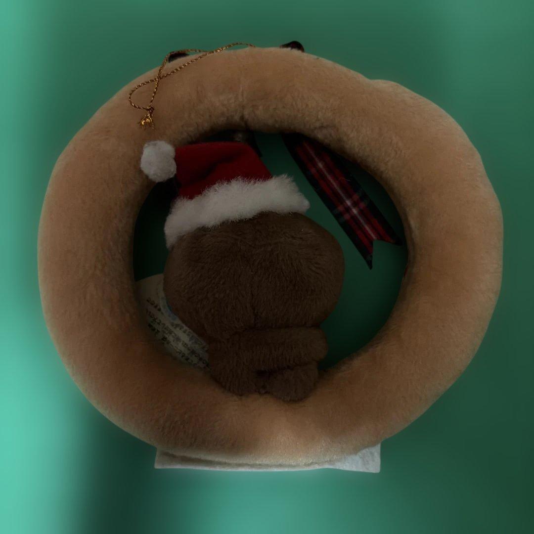 激レア・レトロ】San -x こげぱん クリスマス ぬいぐるみ リース