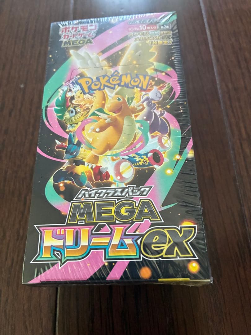 ポケカ box ポケモンカードゲーム MEGAドリームEX Boxシュリンク付き
