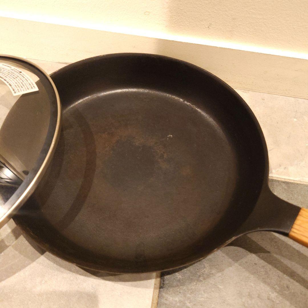 Vermicular 鋳鉄 フライパン 26cmガラスリッドセット