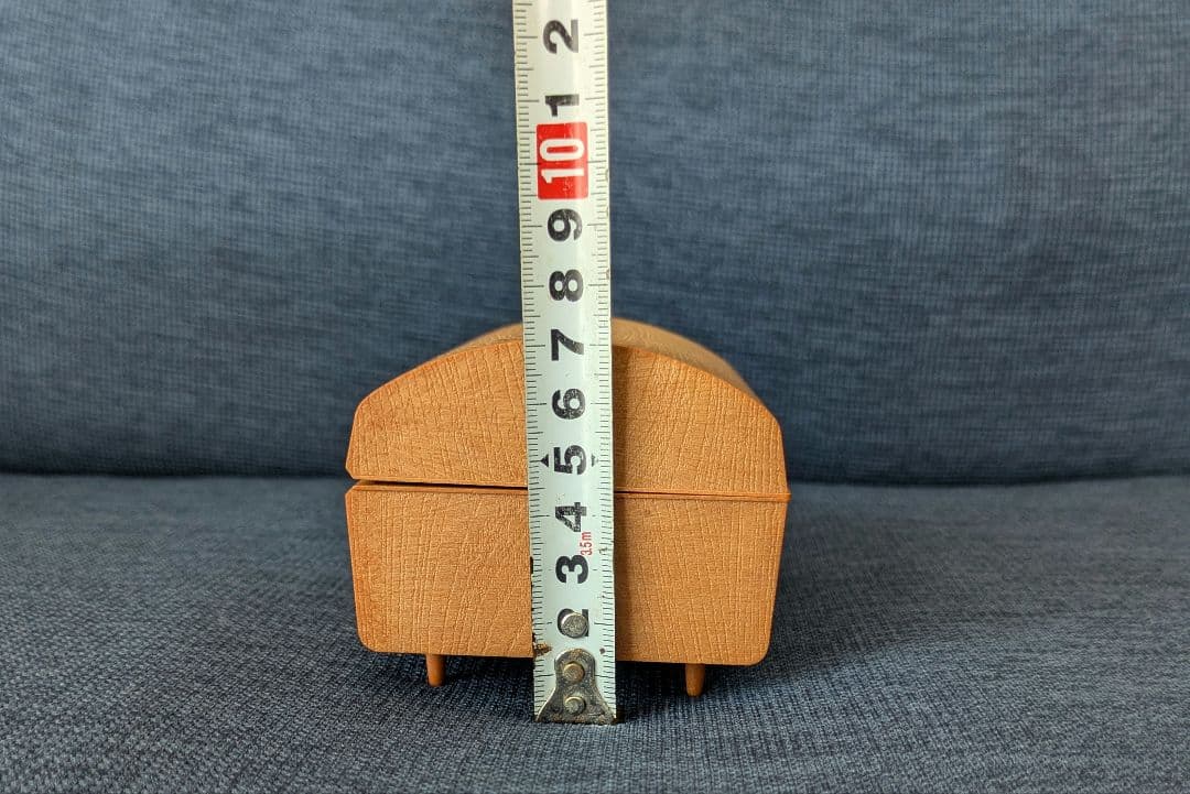 【ジャンク品】オルゴール付きアクセサリーボックス【レトロ】