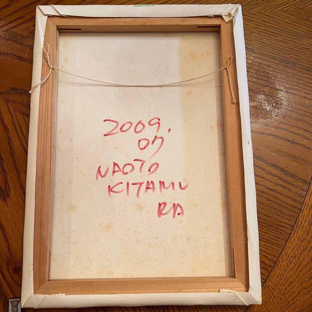 北村直登　鶏の絵 2009年製　サイン入り　原画