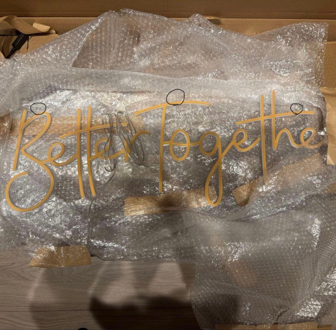 結婚式 ネオンサイン ネオンライト better together