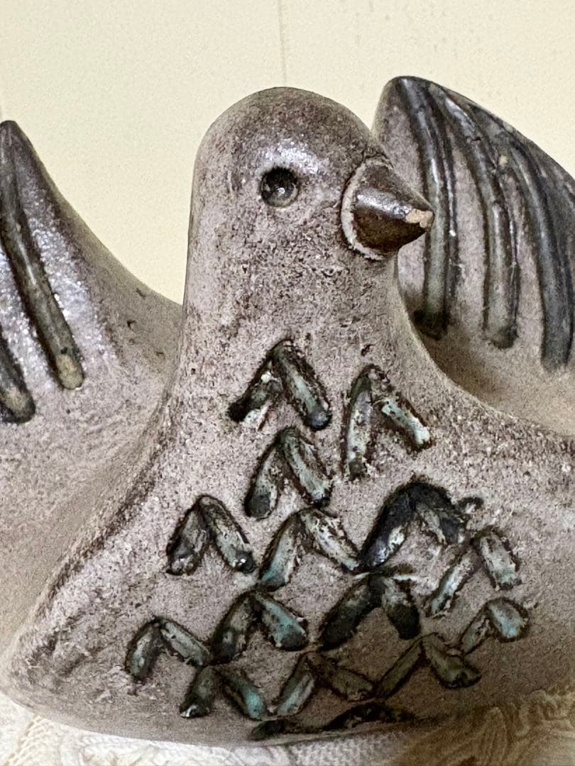 北欧ビンテージ　鳥置物