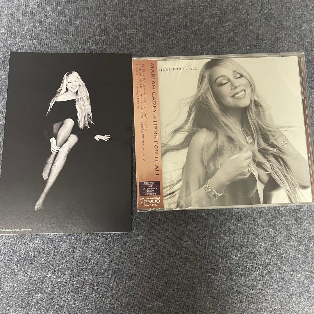 Here For It All Mariah Carey ポストカード 帯付き - メルカリ