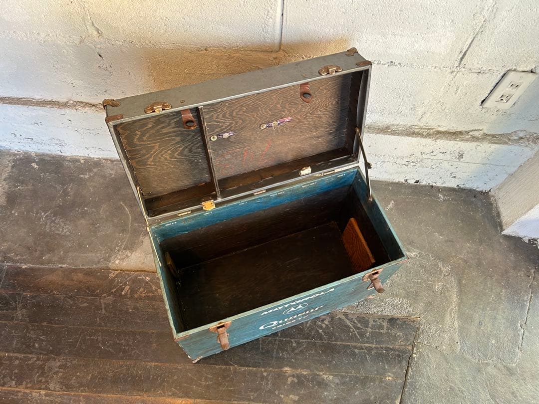 Motorola レザーボックス　工具箱　アメリカ　ビンテージ