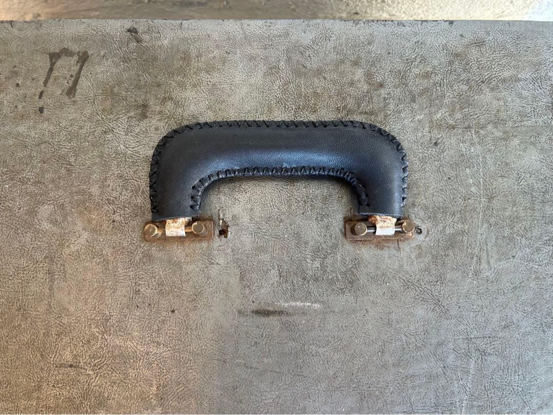 Motorola レザーボックス　工具箱　アメリカ　ビンテージ