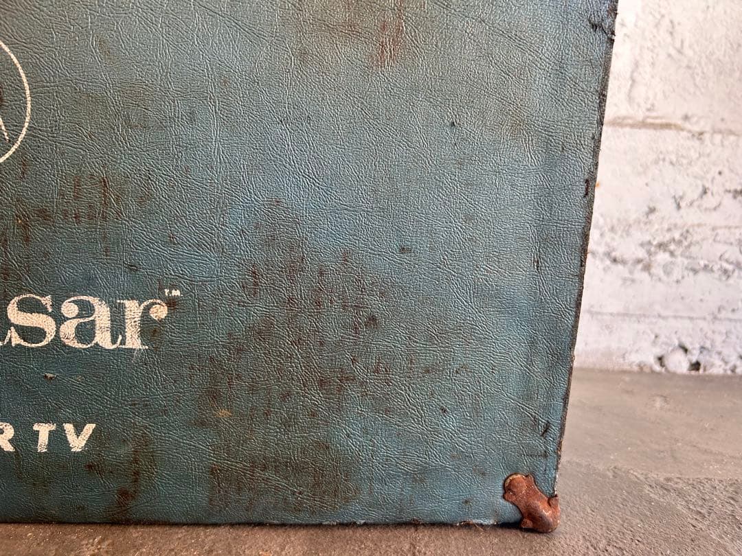 Motorola レザーボックス　工具箱　アメリカ　ビンテージ