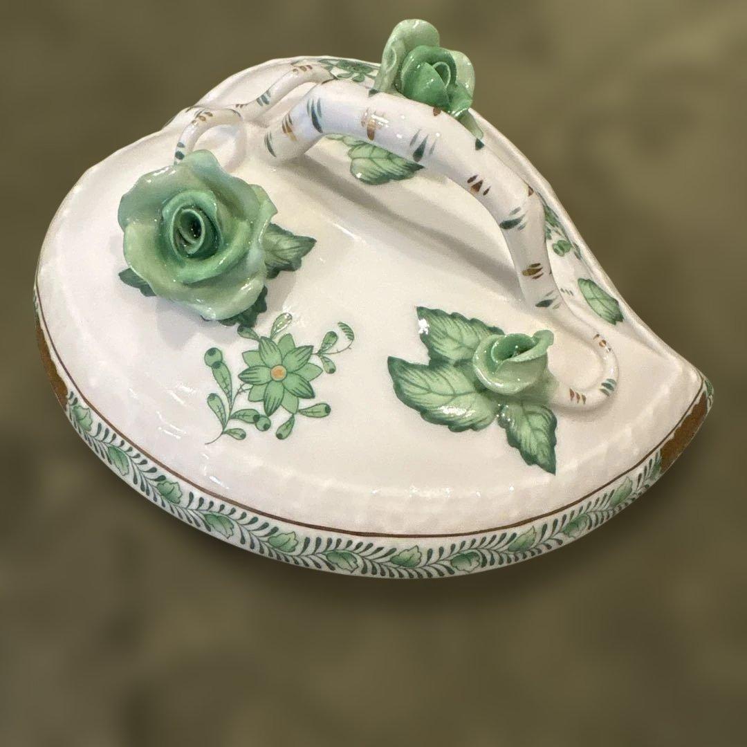 ￼ヘレンド　アポニーグリーン　ハートボックス