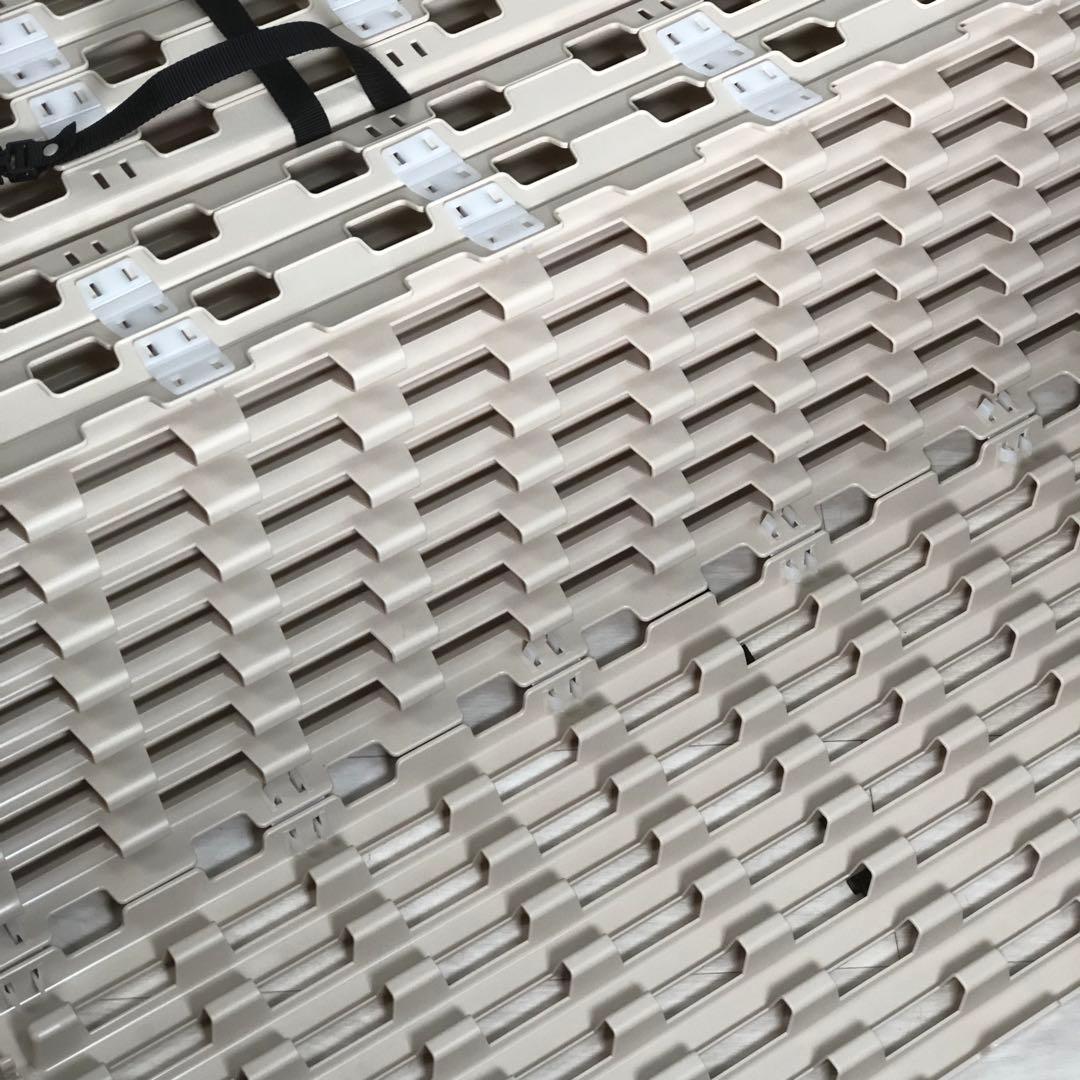 【2点セット】蝶プラ工業 すのこベッド エアースリープ