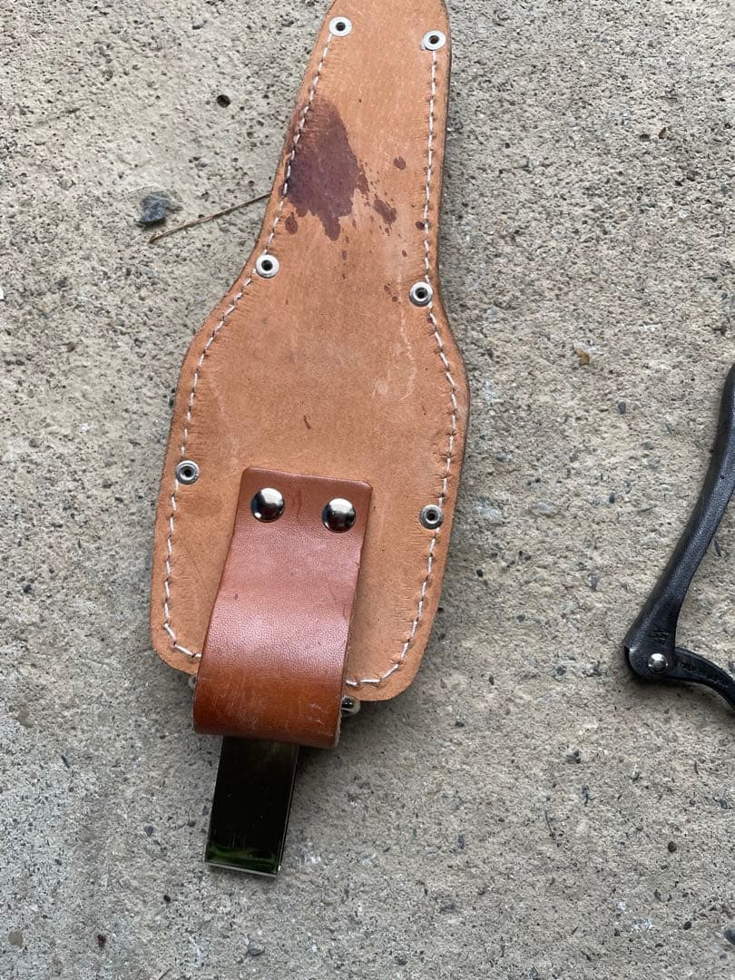 KUROCO 片刃芽切り鋏&革製ケース