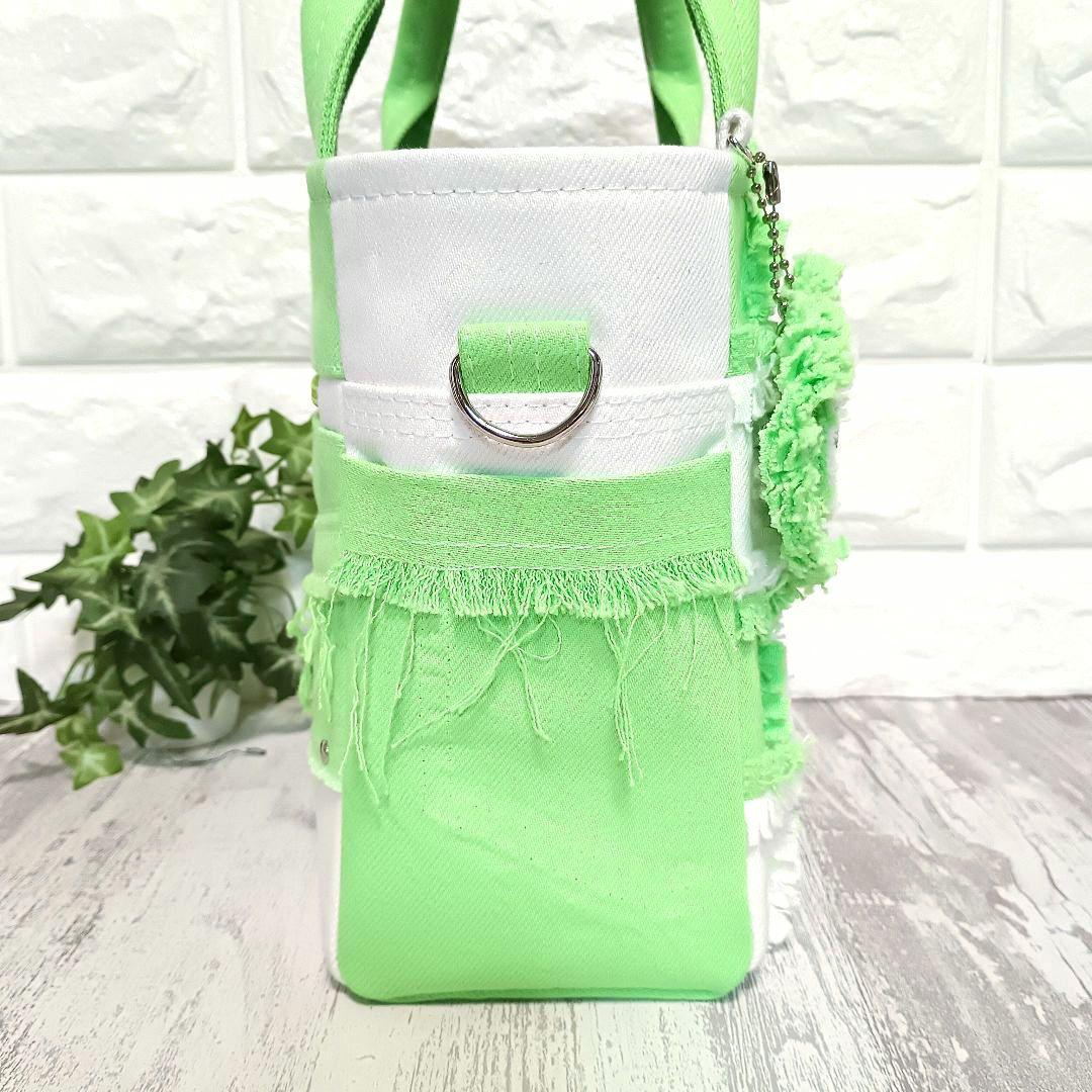 リメイクデニム★MIXフリンジトートバッグN＋チェーンショルダー