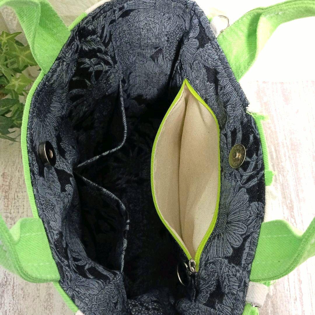 リメイクデニム★MIXフリンジトートバッグN＋チェーンショルダー