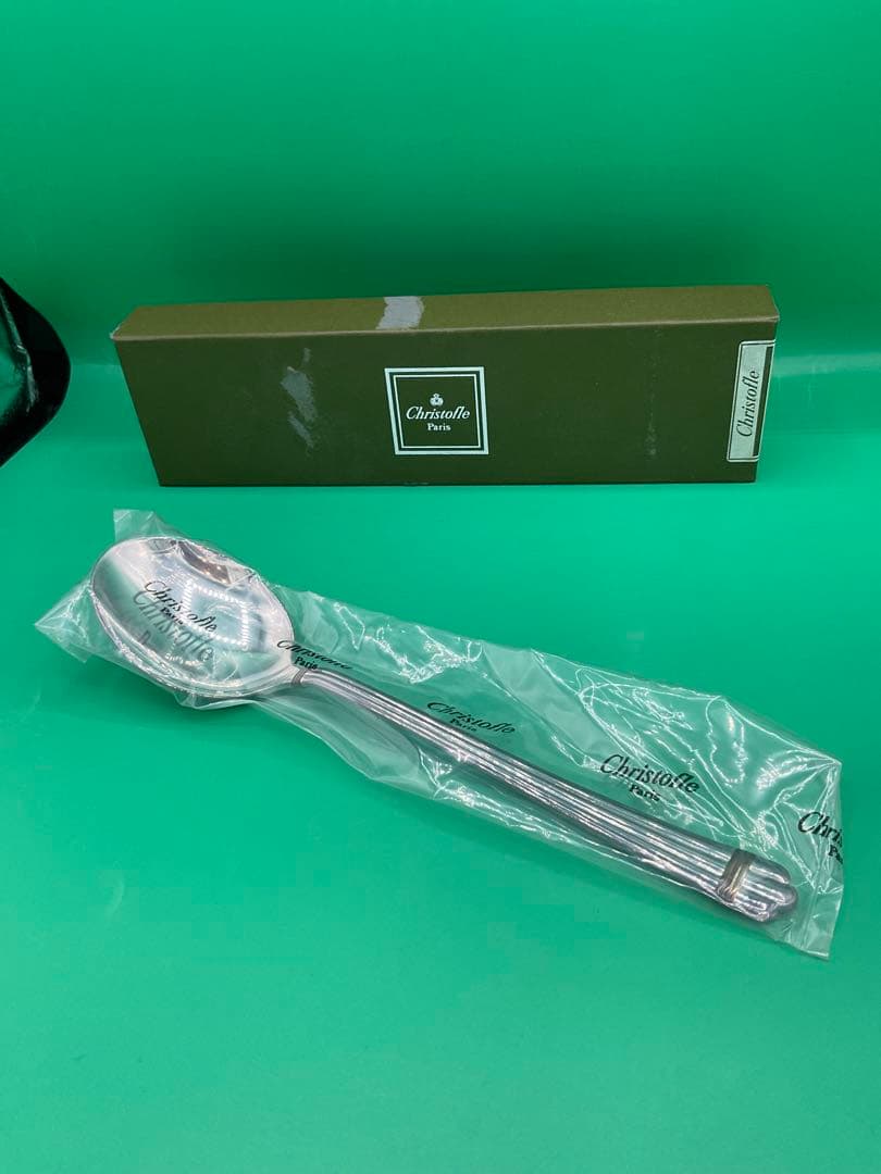 クリストフル アリア　ゴールド　スプーン　サラダサーバー　未開封