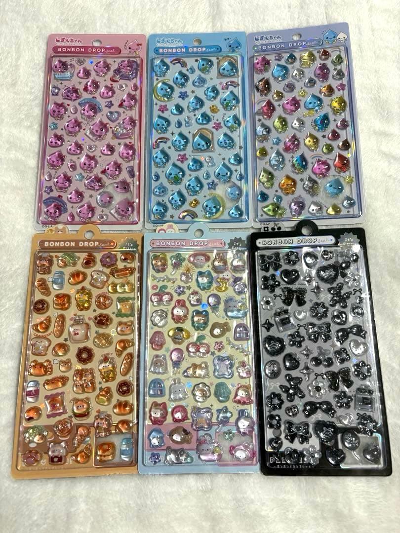 【31枚】ボンボンドロップシール 正規品 まとめ売り サンリオ　しずくちゃん