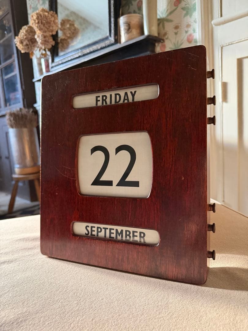 【レア】ビンテージ　万年カレンダー　壁掛けカレンダー