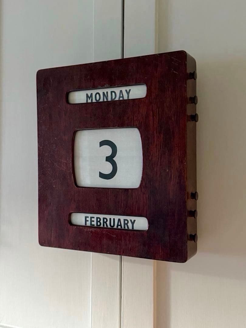 【レア】ビンテージ　万年カレンダー　壁掛けカレンダー