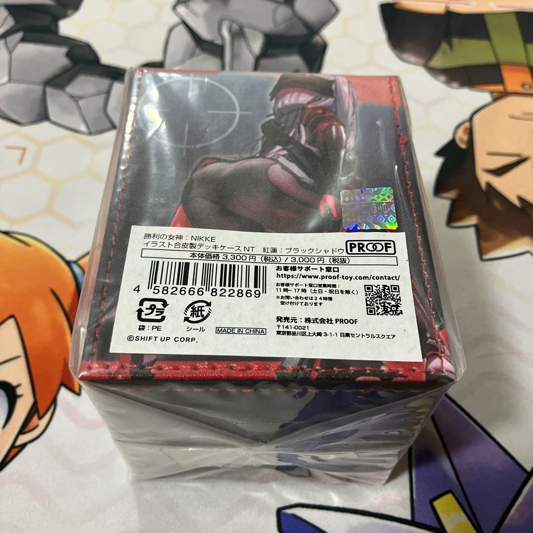 PROOFイラスト合皮製デッキケースNT勝利の女神：NIKKE ブラック
