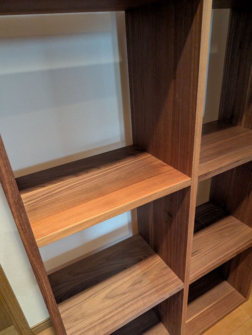 《送料込》無印良品 スタッキングシェルフ 5段×2 ウォールナット 棚 木製家具