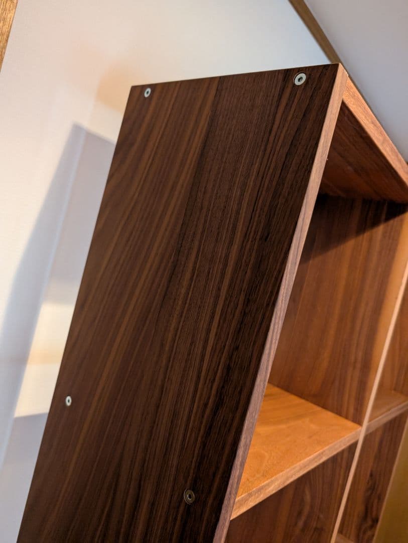 《送料込》無印良品 スタッキングシェルフ 5段×2 ウォールナット 棚 木製家具