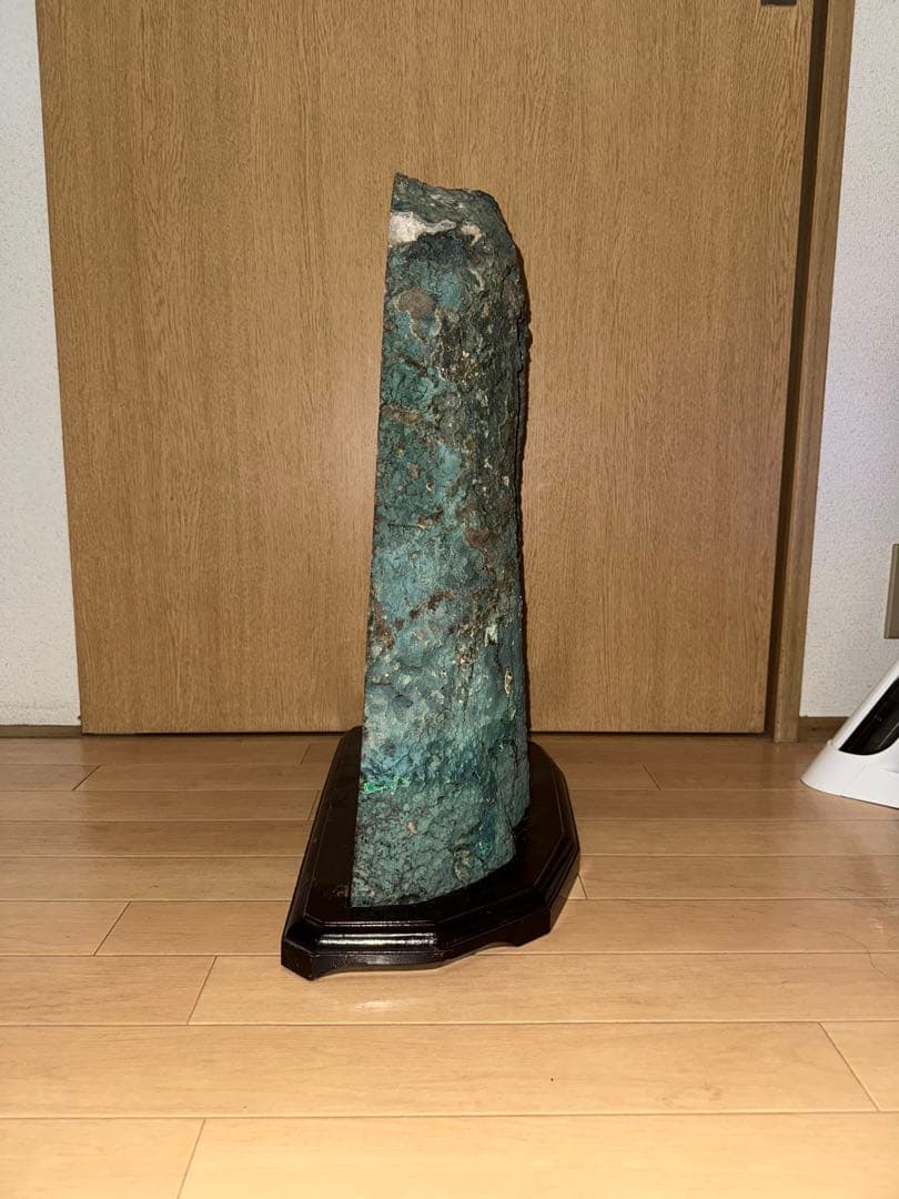 【引取限定】大型 アメジストドーム 紫水晶 原石 台座付き 高さ約57cm