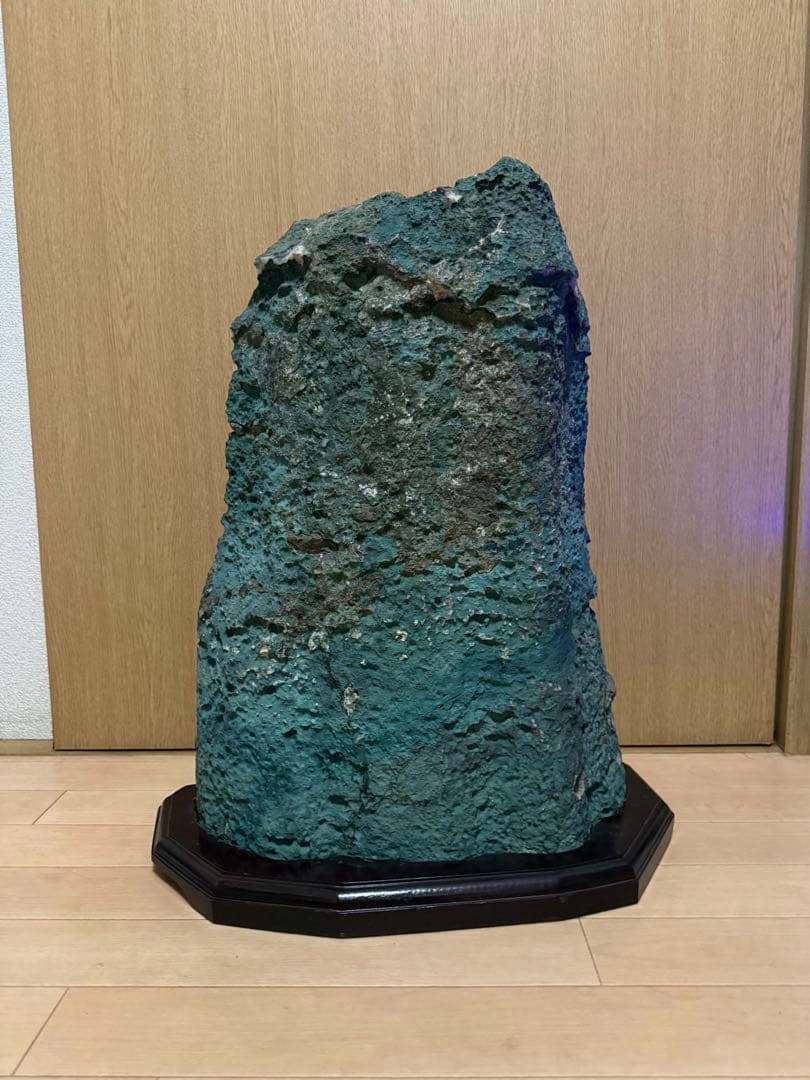 【引取限定】大型 アメジストドーム 紫水晶 原石 台座付き 高さ約57cm