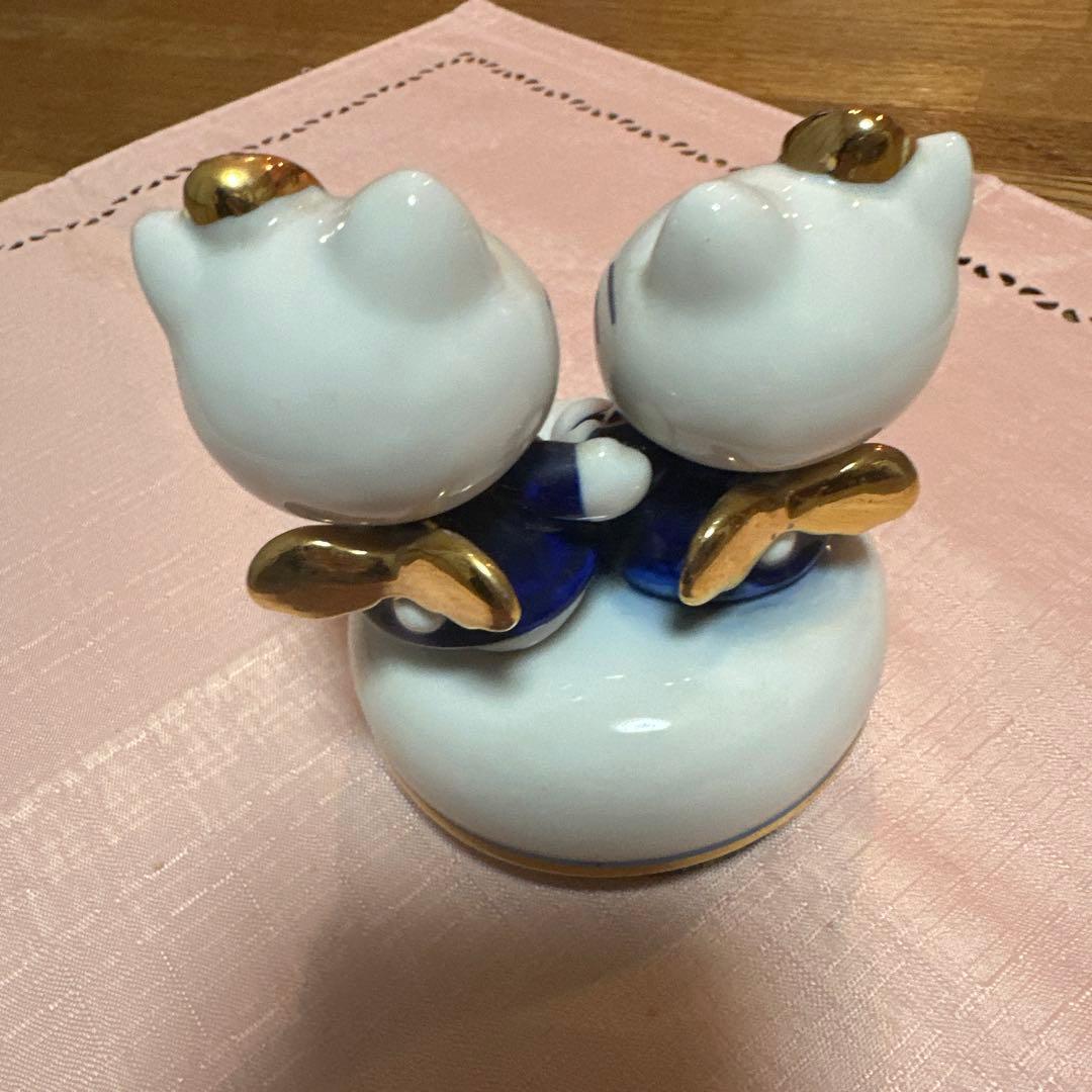 ハローキティ ミミィ　エンジェル キティ 陶器製 オルゴール