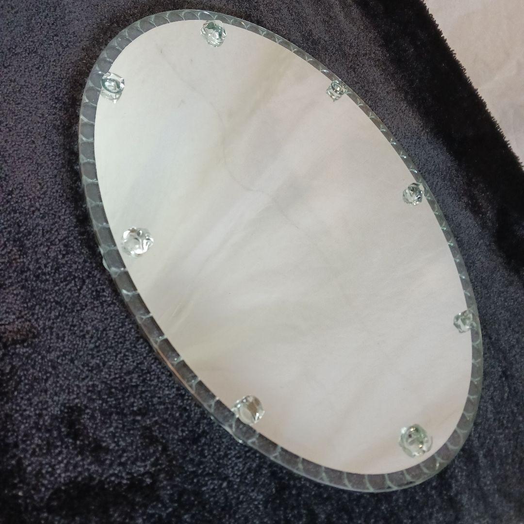 楕円形壁掛け鏡