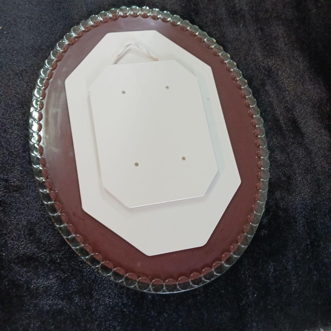 楕円形壁掛け鏡