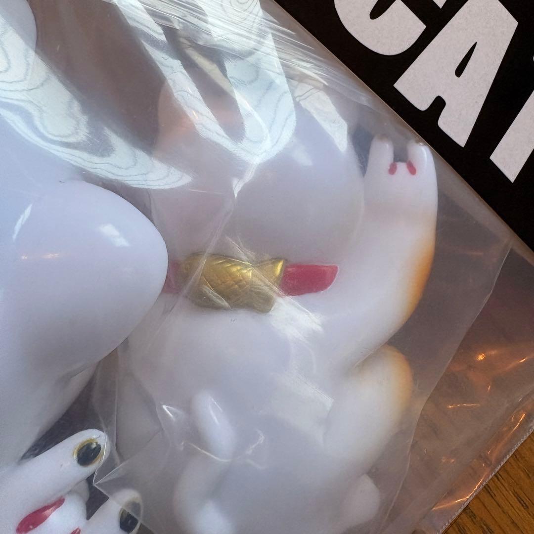 ノイズキャット ソフビ sofubi 招き猫 ギター アートトイ 抽選 - メルカリ